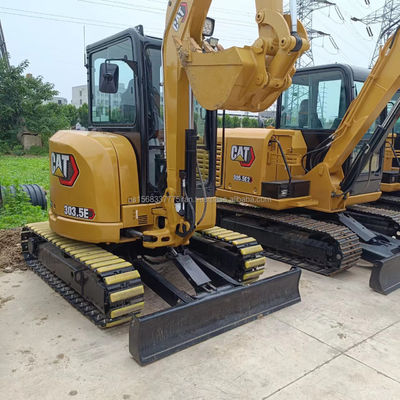 Mini Excavadora de válvula hidráulica 303.5e2 da Caterpillar com capacidade de balde de 0,22M3