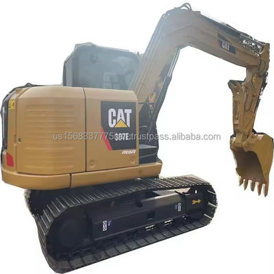 Mini escavadeira Caterpillar de 7 toneladas em bom estado