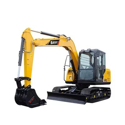 Excavadora Sany SY75C SY75CPRO usada com capacidade de balde de 0,32M3 e potência de 41,1 kW