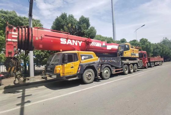 45000 kg Máquina de guindastes SANY de 200 toneladas usada com 1000-1500 horas de trabalho