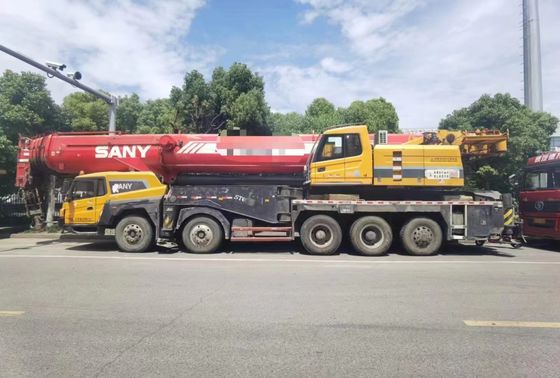 45000 kg Máquina de guindastes SANY de 200 toneladas usada com 1000-1500 horas de trabalho