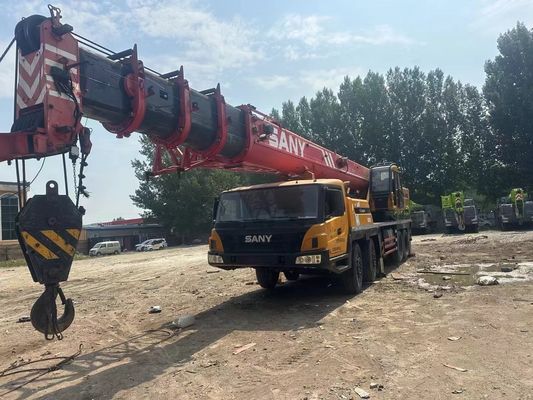 45000 kg Máquina de guindastes SANY de 200 toneladas usada com 1000-1500 horas de trabalho