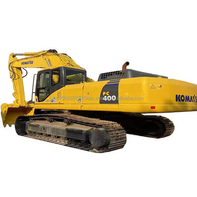 Excavadora hidráulica Komatsu PC400-7 de 40 toneladas utilizada em Xangai com 0-2000 horas de trabalho