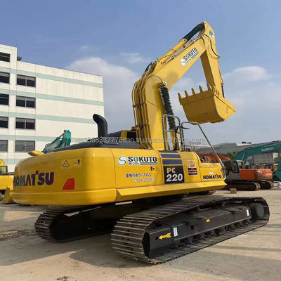 Excavadora movediça do tipo Crawler Japão Fazer Komatsu PC 220 22 Ton com ótimo desempenho