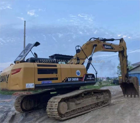 SANY SY365H Excavadora Crawler com capacidade de balde de 1,9 m3 e peso da máquina de 36800 KG