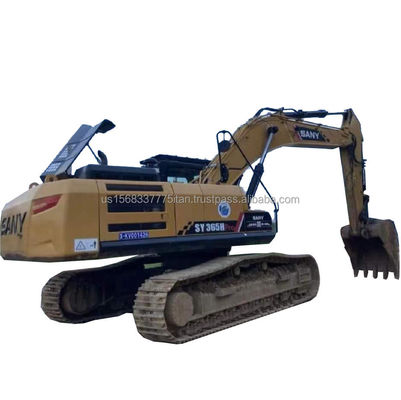 SANY SY365H Excavadora Crawler com 1,9m3 de capacidade de balde e bomba hidráulica original