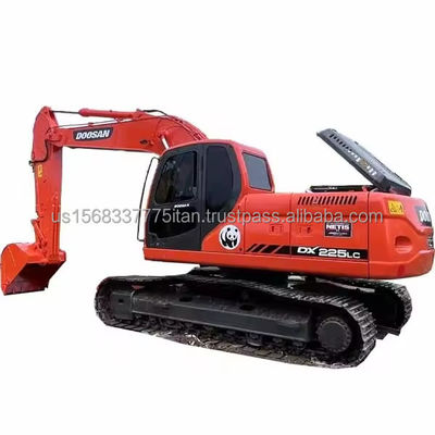 Peintura original Doosan DX225 Excavator 22,5ton Usado para obras de construção em 2016