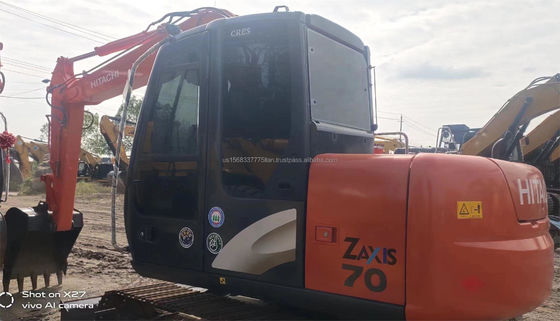 Excavadoras Hitachi ZX70 Usadas para Máquina Peso 7000 KG Peso operacional 10ton