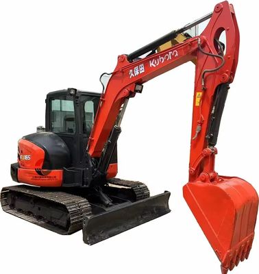 6.5TON KUBOTA KX165 Excavadora com 0-2000 horas de trabalho e capacidade de balde de 0,2M3