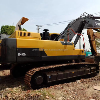 VOLVO EC480 Excavator original Máquina de rastreamento hidráulico usado com capacidade de balde de 3,8M3