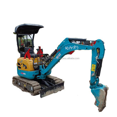 Mini escavadeira KUBOTA KXU17 usada em lojas de materiais de construção com características