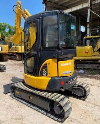 3000 KG segunda mão Komatsu PC30 Excavador usado com válvula original em boas condições