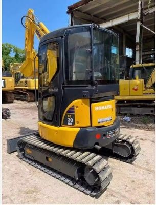 3000 KG segunda mão Komatsu PC30 Excavador usado com válvula original em boas condições