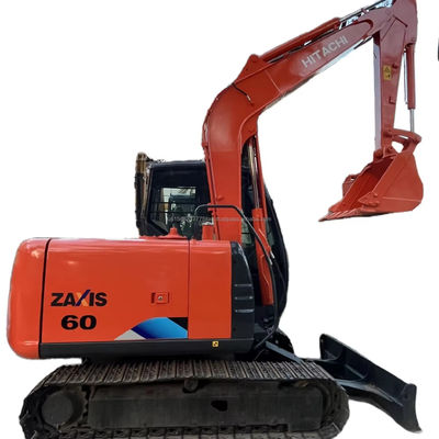 Mini Excavator Hitachi ZX60 6ton Hyperkinesis Excavator usado feito no Japão 6000 KG
