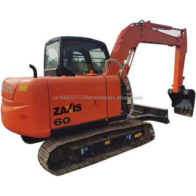 6ton Hitachi ZX60 Mini Excavator e 0,33M3 Capacidade de balde para aplicações versáteis
