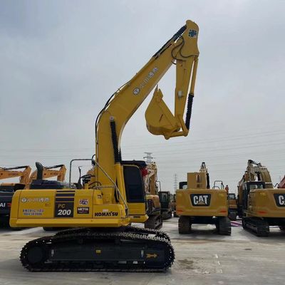 Excavadora japonesa Komatsu usada PC200 119 kW válvula hidráulica original em bom estado