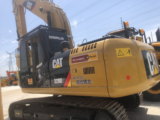 Máquinas de segunda mão de 32 toneladas Excavadora Cat 320DL usada com cilindro hidráulico original