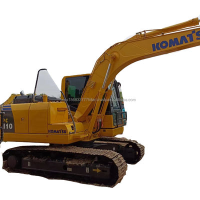 Komatsu PC110-8 Excavadora hidráulica 11 toneladas Usada no Japão com 0-2000 horas de trabalho