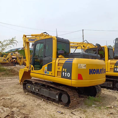 Komatsu PC110-8 Excavadora hidráulica 11 toneladas Usada no Japão com 0-2000 horas de trabalho