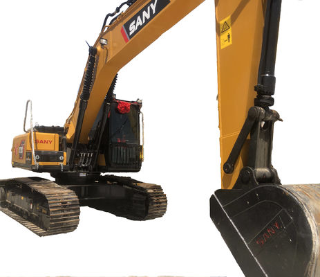 Excavadora Sany SY215C usada com cilindro hidráulico original e capacidade de balde de 1,1 m3