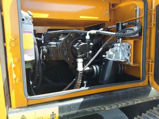 Excavadora Sany SY215C usada com cilindro hidráulico original e capacidade de balde de 1,1 m3