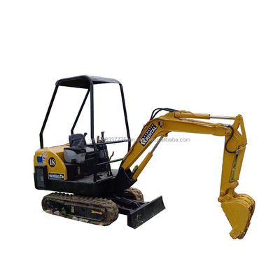 11.2kw Mini Crawler Excavator Komatsu PC18 Excavator usado com válvula hidráulica original