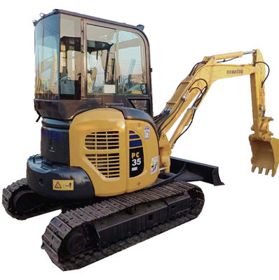 Em segunda mão Komatsu PC35 Mini Excavator 0.2M3 Capacidade do balde original válvula hidráulica