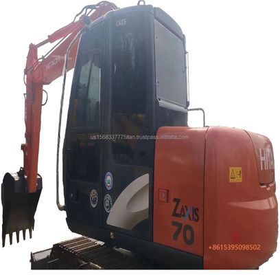 Excavadoras Hitachi ZX70 utilizadas 99% Original fabricado no Japão com peso operacional de 10 toneladas