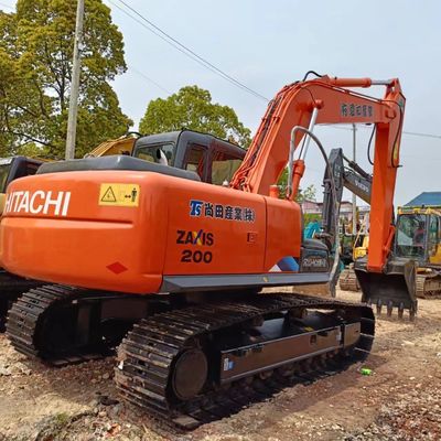 Excavadora Hitachi ZX200 com bomba hidráulica original e estoque suficiente pronta para envio