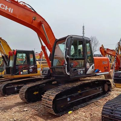Mini Bagger de 20 toneladas Excavadora agrícola usada Motor Hitachi Frete grátis 0-2000 Horas de trabalho