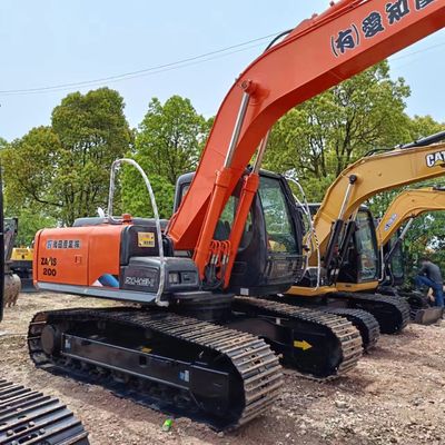 98kw Hitachi zx200 90% 12 toneladas de segunda mão EPA máquina escavadora de rastreador escavadora usada