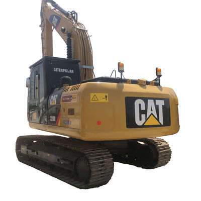Excavadora usada CAT320 320D2 com capacidade de balde de 1 M3 e 0-2000 horas de trabalho