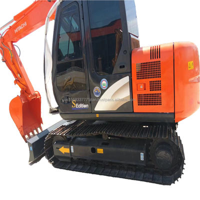 Excavadora Hitachi ZX70 100% original japonesa usada com poucas horas e design leve