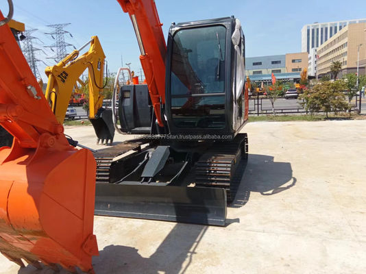 Excavadora Hitachi ZX70 100% original japonesa usada com poucas horas e design leve