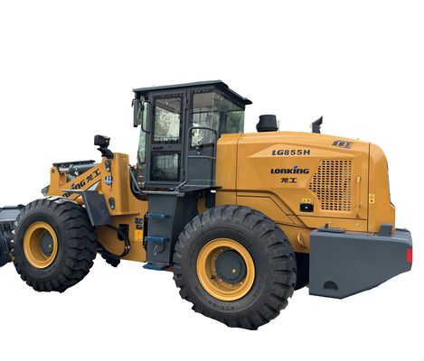 Bom estado Longgong LG 855N carregador equipamento de construção usado LiuGong motor