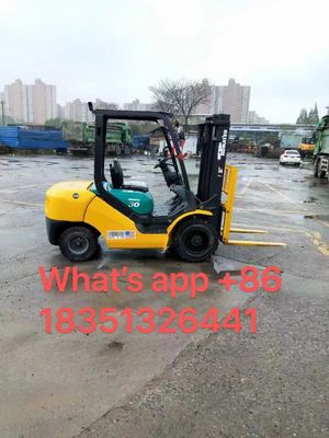 Bom estado 3000 kg Peso Eletrônico em empilhadeira Komatsu 3 toneladas de motor AC